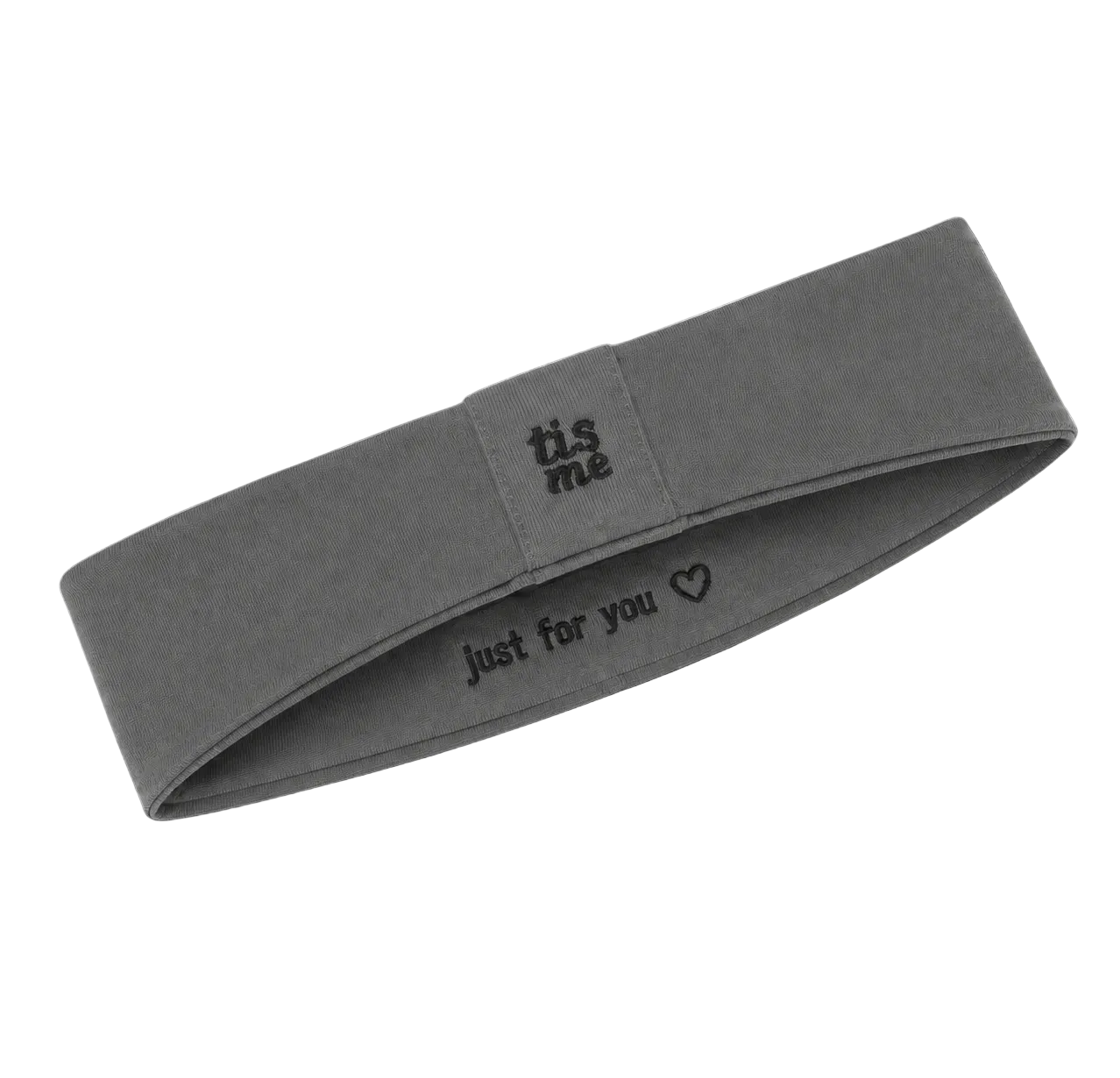 FW26 Sweatband Wrap- Quote- Just For You Sweatband Child Gray