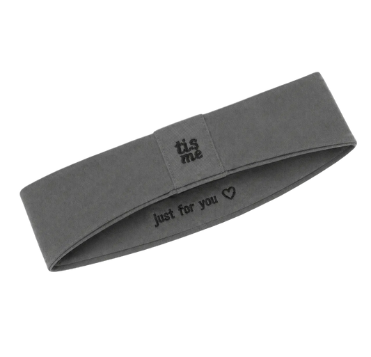FW26 Sweatband Wrap- Quote- Just For You Sweatband Medium Toddler Gray