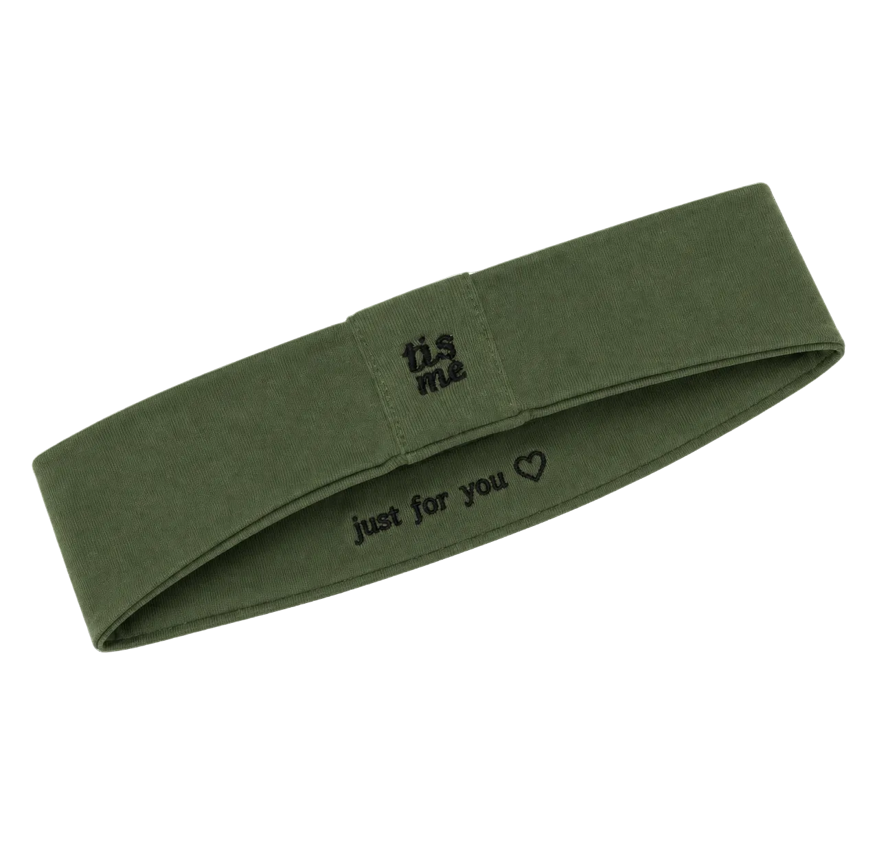 FW26 Sweatband Wrap- Quote- Just For You Sweatband Child Green