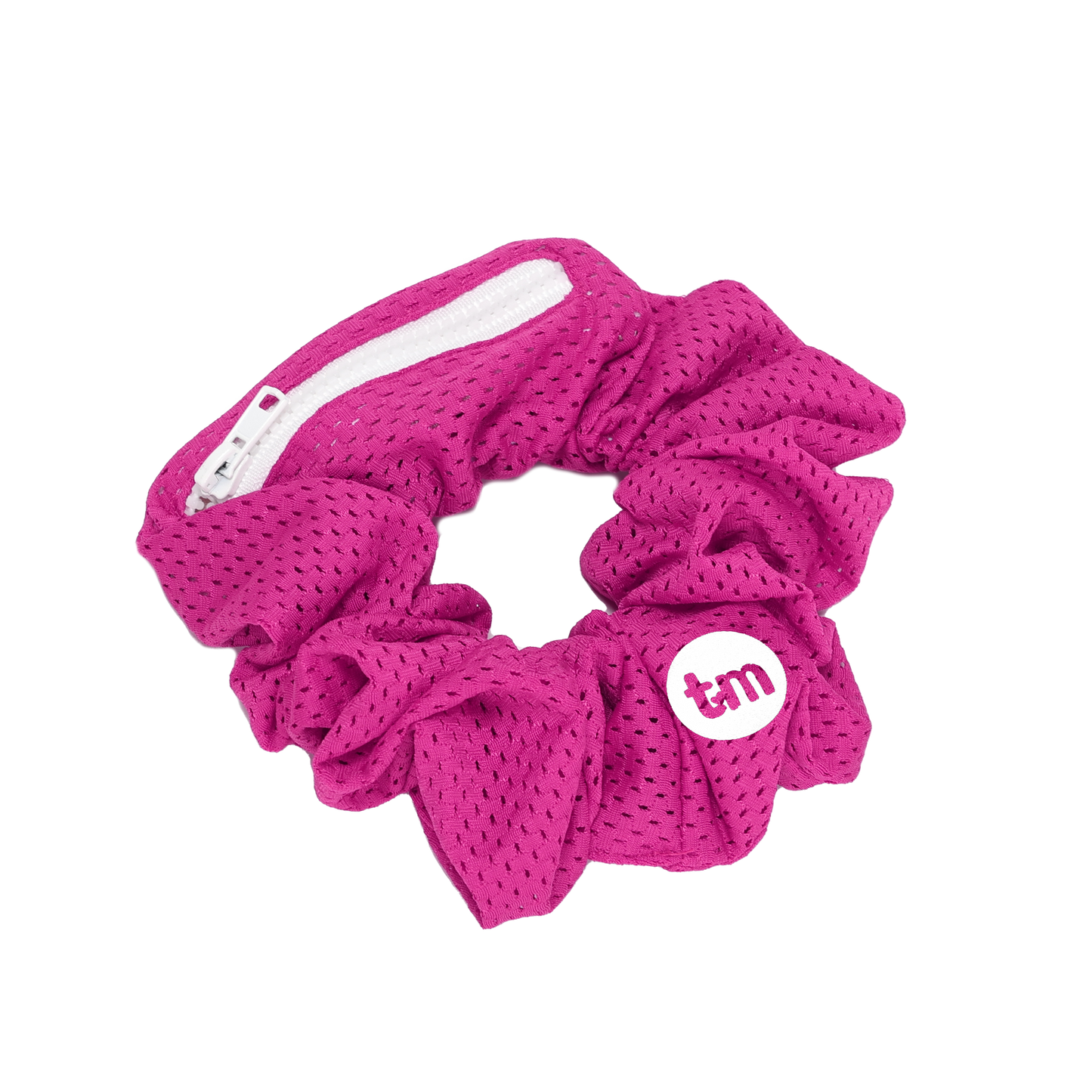 BUNDLE OF 7- SS24 SCRUNCHIE ZIPPER POCKET SPORTS MESH COLLECTION (GLOW IN DARK LOGO)