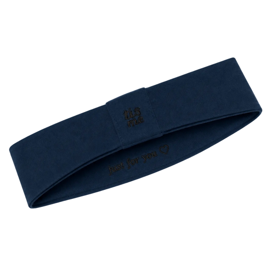 FW26 Sweatband Wrap- Quote- Just For You Sweatband Medium Toddler Navy