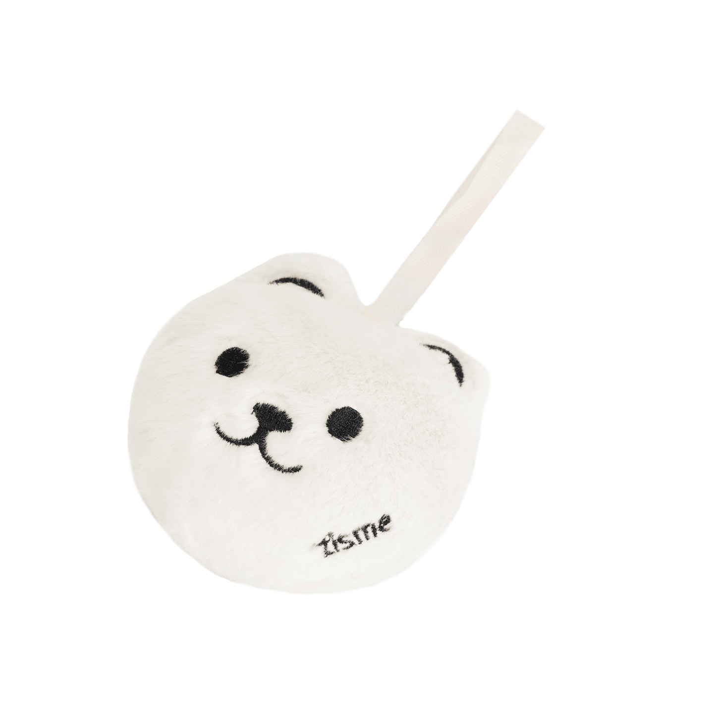 Paci Rattle Holder (Bear, Cream)