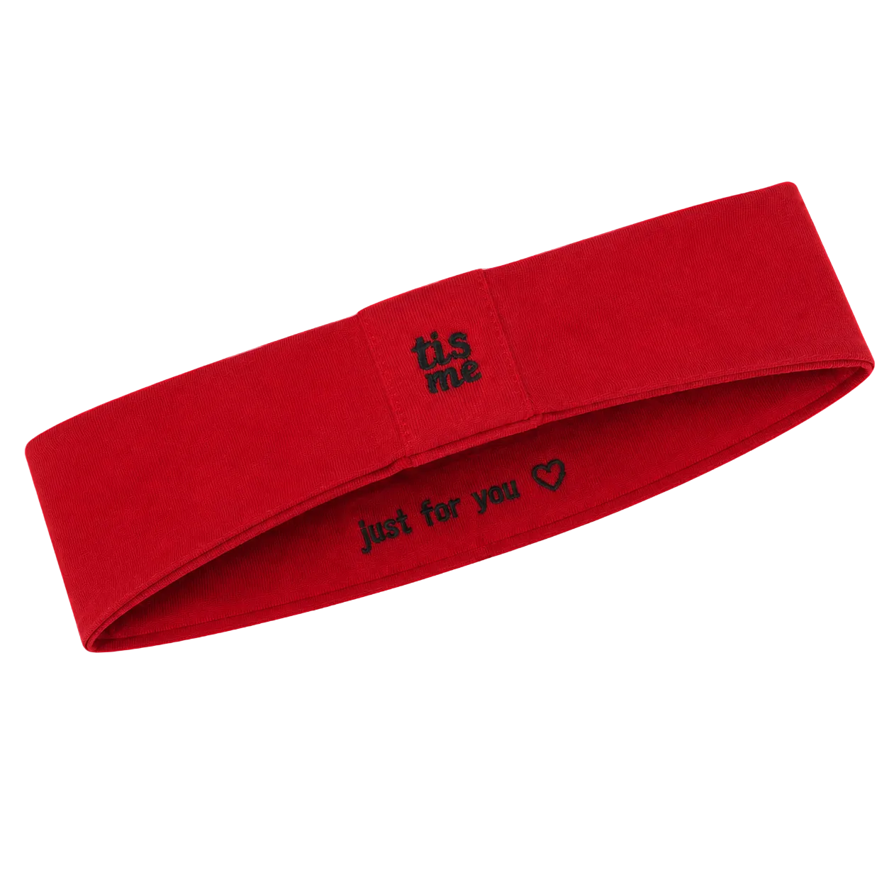 FW26 Sweatband Wrap- Quote- Just For You Sweatband Medium Toddler Dark Red