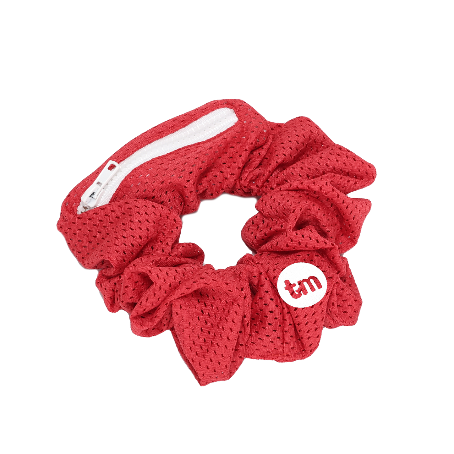 BUNDLE OF 7- SS24 SCRUNCHIE ZIPPER POCKET SPORTS MESH COLLECTION (GLOW IN DARK LOGO)