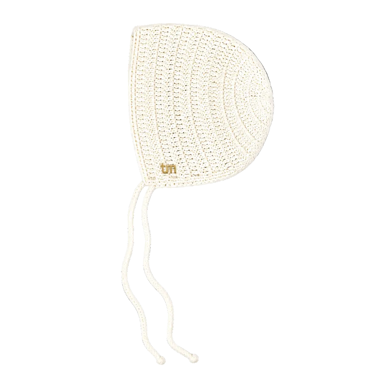 FW26 Winter Hand Crochet Bonnet Bonnet 9-18 Months White